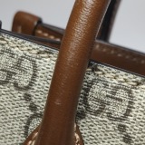 GUCCI GG Supreme Mini Brown GG Supreme/Leather — thumbnail 13