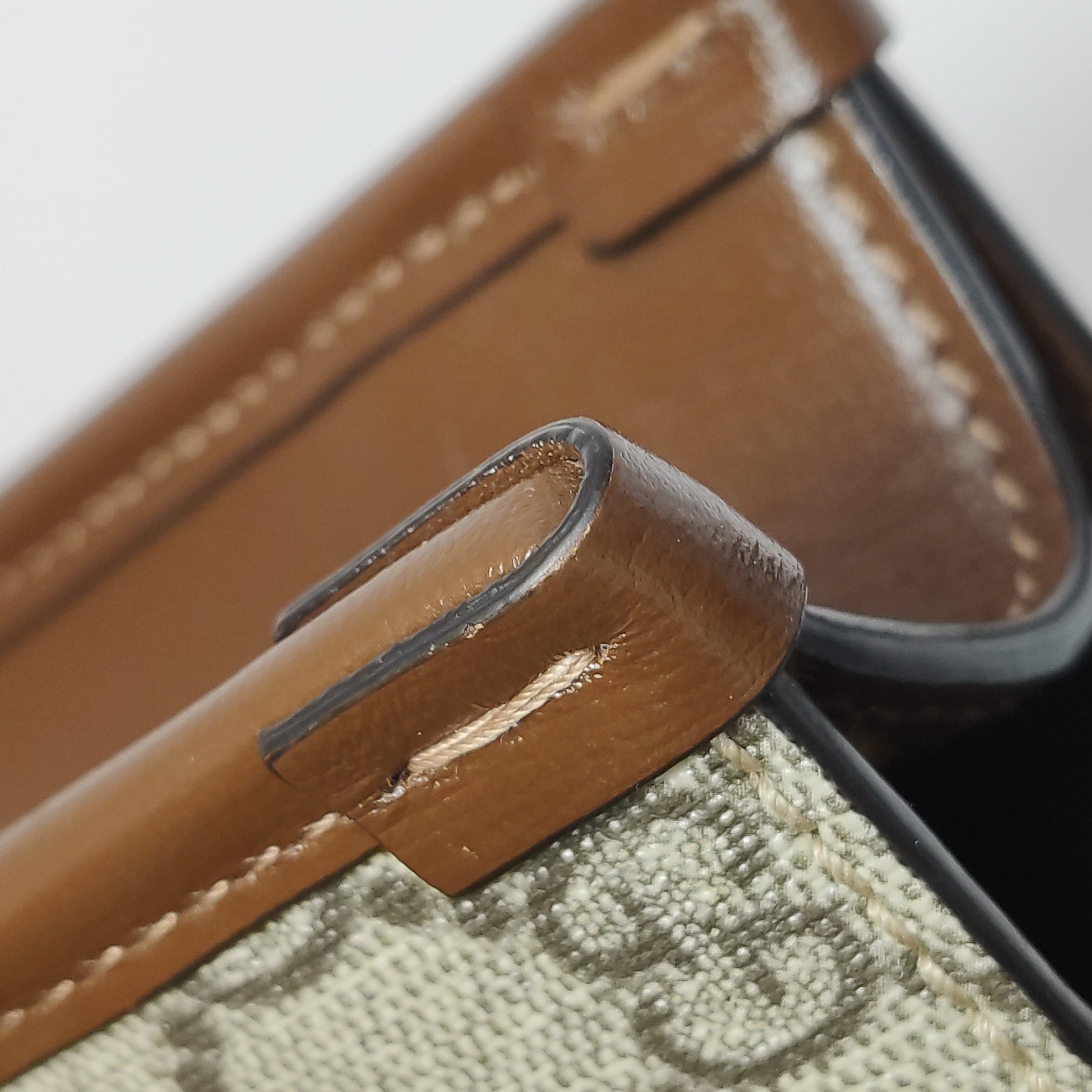 GUCCI GG Supreme Mini Brown GG Supreme/Leather — photo 12 of 15