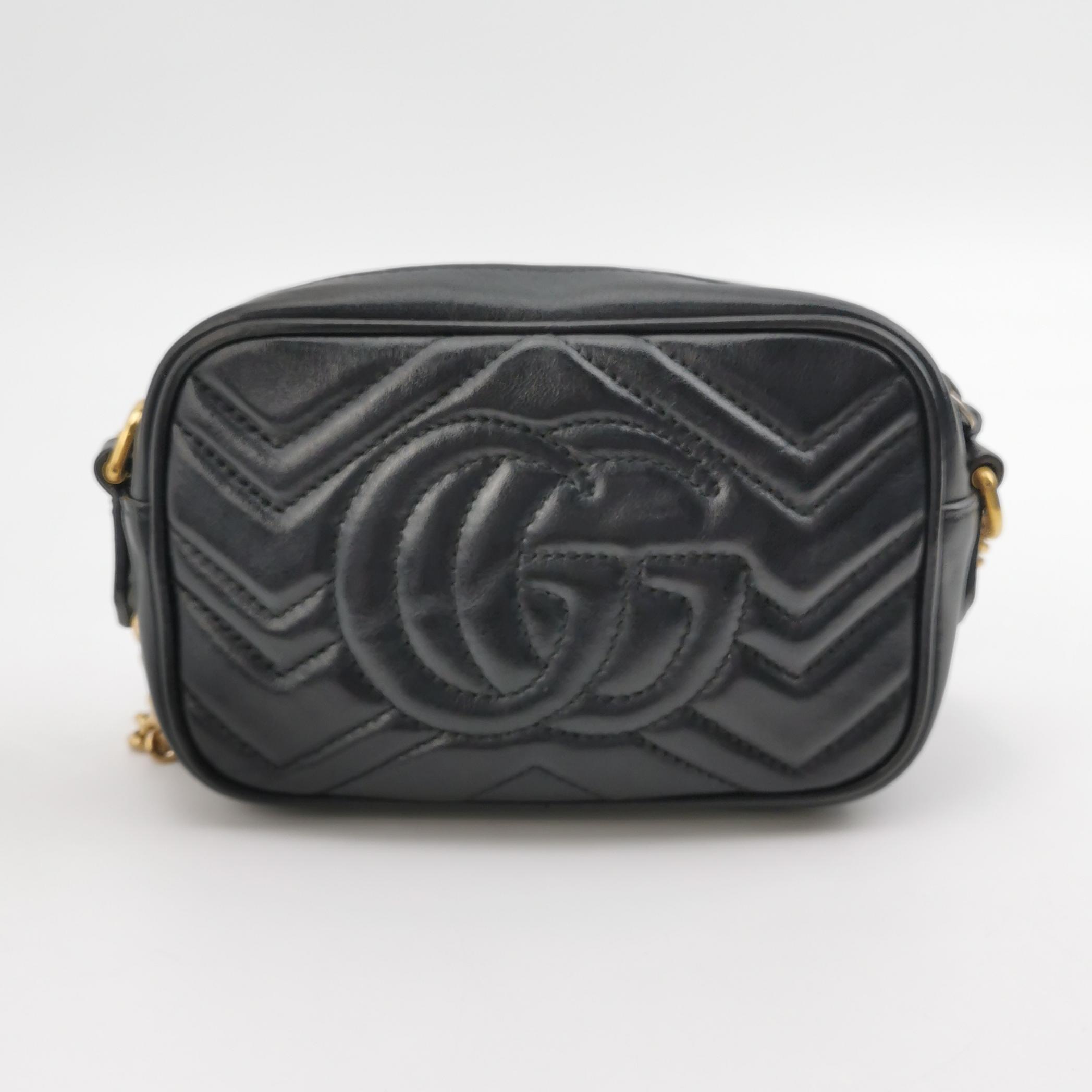 Gucci GG Marmont Shoulder Bag Matelasse Leather Mini — photo 5 of 14