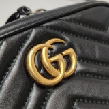 Gucci GG Marmont Shoulder Bag Matelasse Leather Mini — thumbnail 10