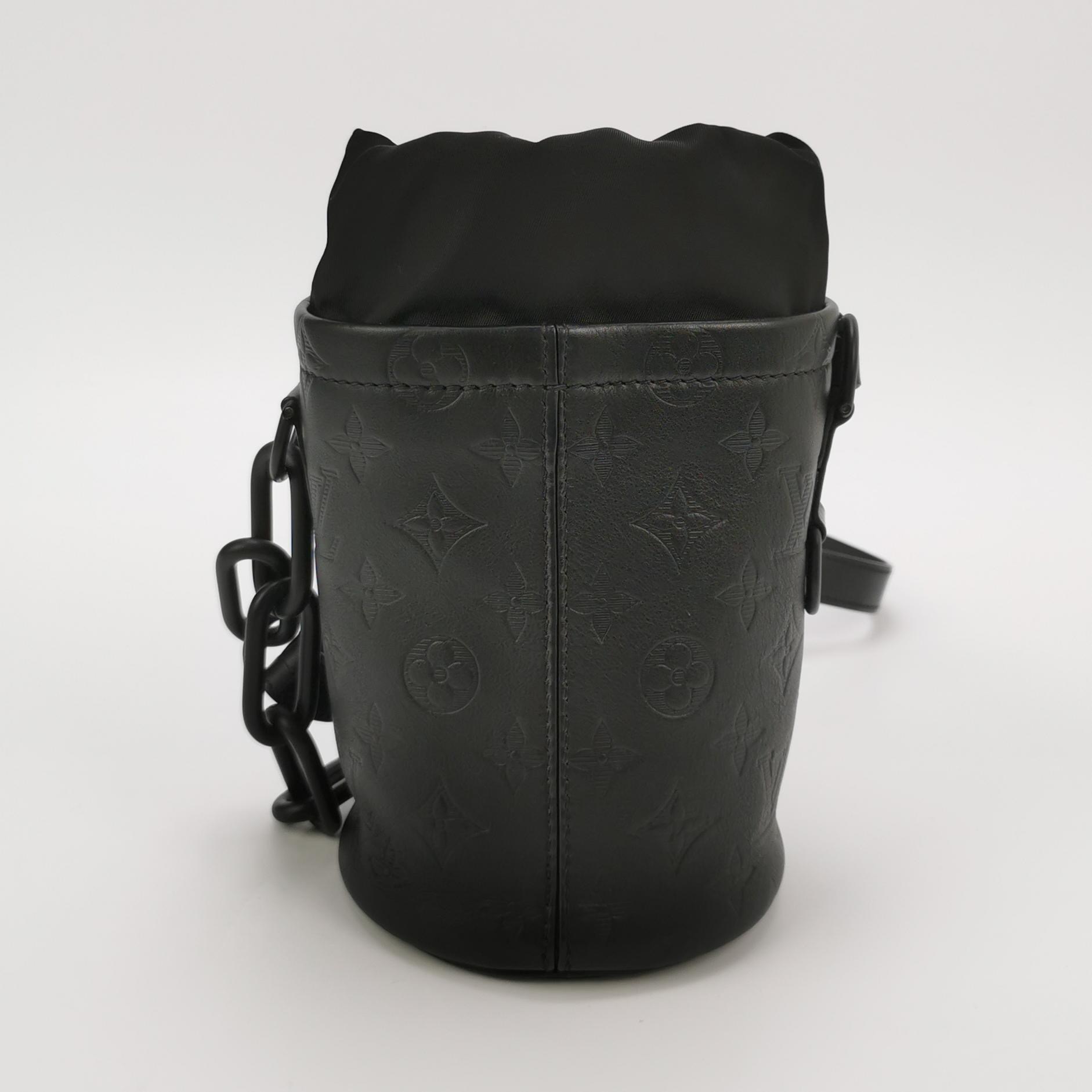Louis Vuitton(LV) Chalk Nano Bag Monogram Shadow Leather — photo 5 of 18