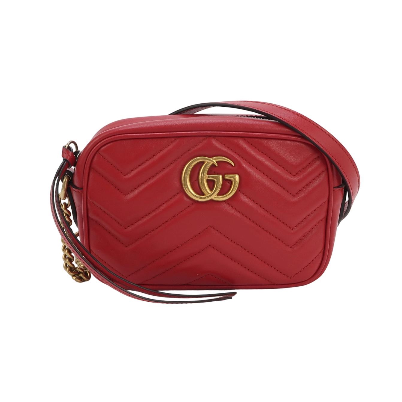 Gucci GG Marmont Shoulder Bag Matelasse Leather Mini — photo 1 of 11