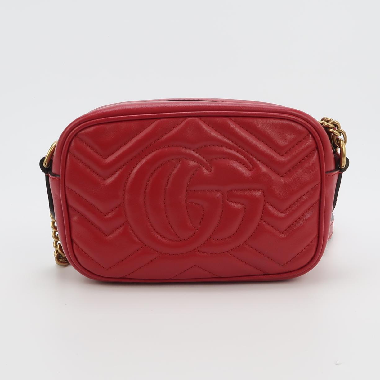 Gucci GG Marmont Shoulder Bag Matelasse Leather Mini — photo 5 of 11