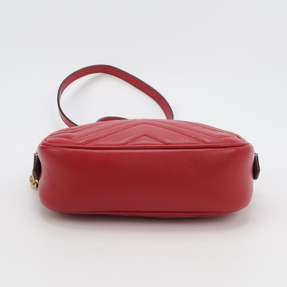 Gucci GG Marmont Shoulder Bag Matelasse Leather Mini — photo 6 of 11