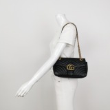 Gucci GG Marmont Flap Bag Matelasse Leather Medium — thumbnail 2