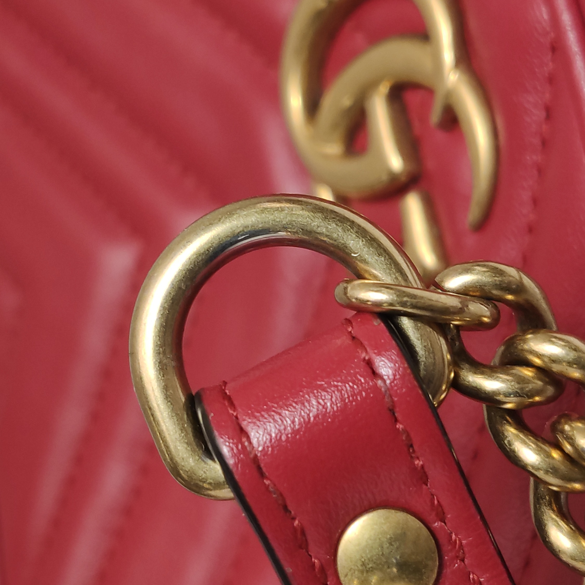 Gucci GG Marmont Shoulder Bag Matelasse Leather Mini — photo 8 of 11