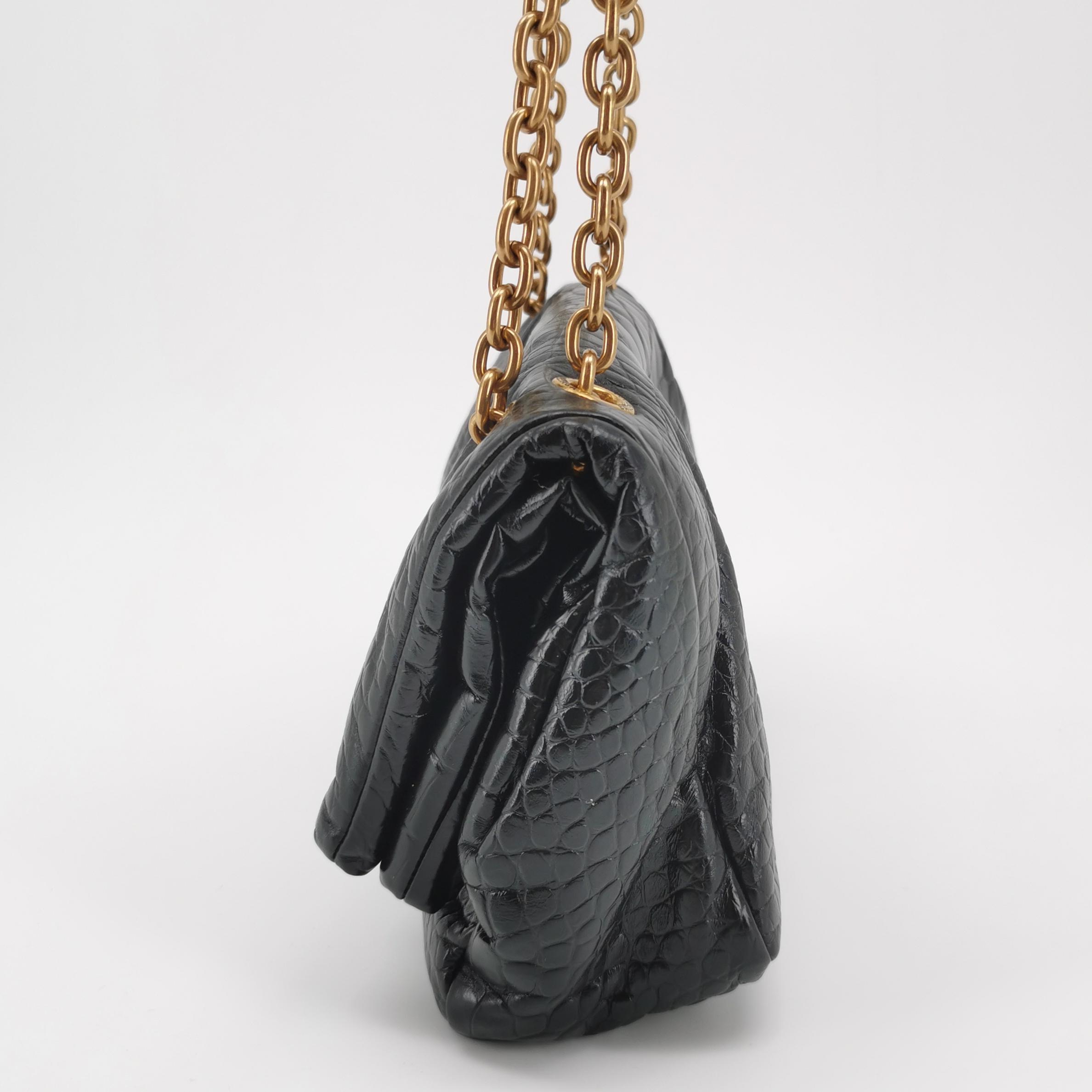 Balenciaga Monaco Chain Flap Shoulder Bag Leather Small — photo 3 of 12