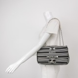Chanel Flap Bag Black Canvas Shoulder Bag — thumbnail 2