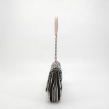 Chanel Flap Bag Black Canvas Shoulder Bag — thumbnail 4