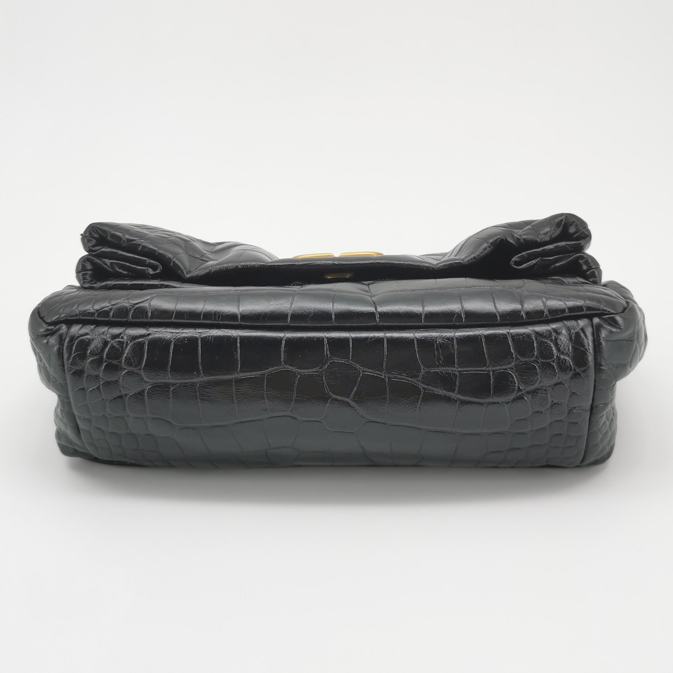 Balenciaga Monaco Chain Flap Shoulder Bag Leather Small — photo 6 of 12