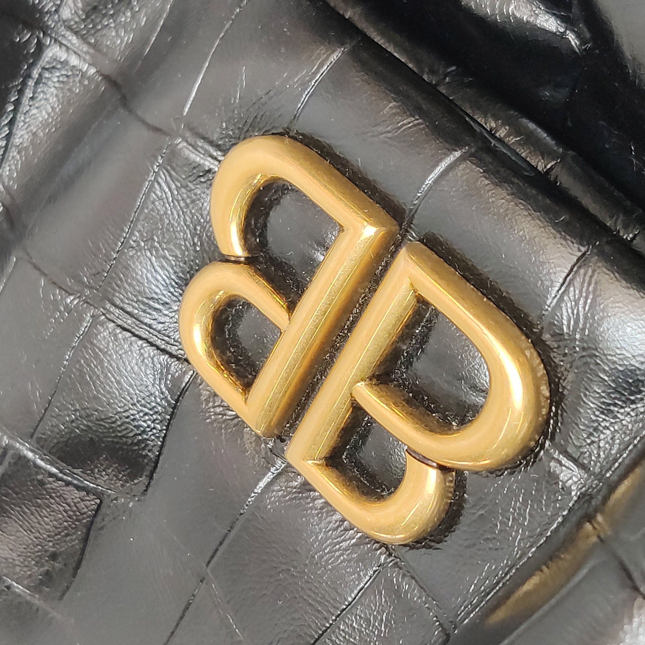 Balenciaga Monaco Chain Flap Shoulder Bag Leather Small — photo 10 of 12