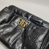 Balenciaga Monaco Chain Flap Shoulder Bag Leather Small — thumbnail 7
