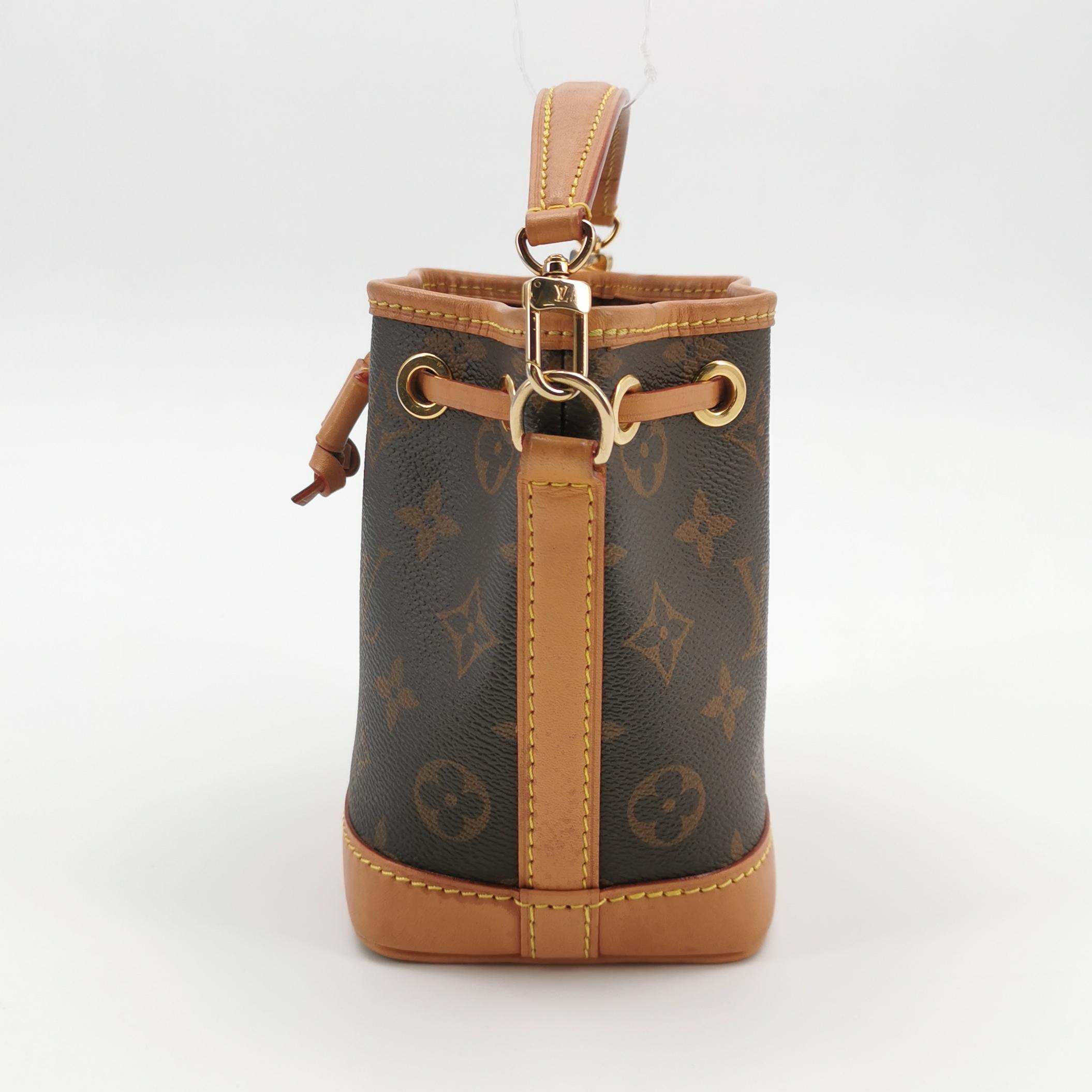 Louis Vuitton(LV) Noe NM Handbag Monogram Canvas Nano