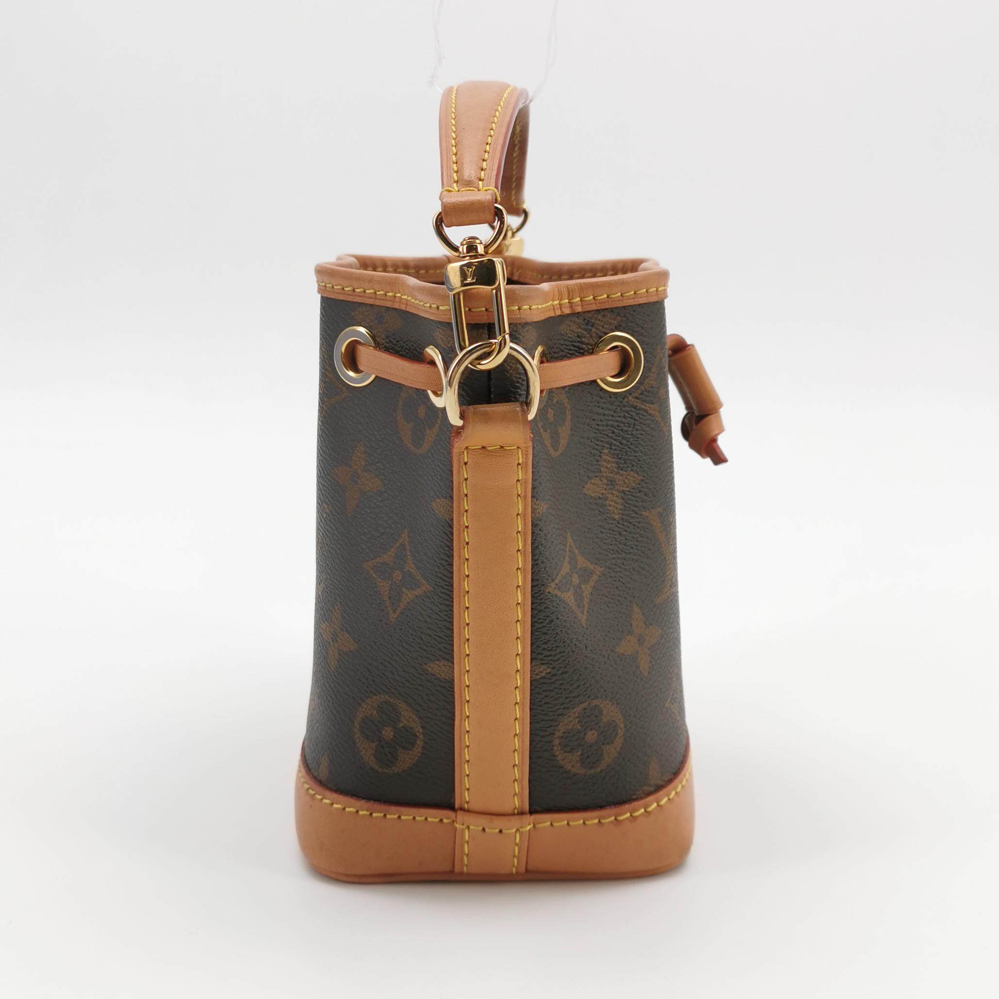 Louis Vuitton(LV) Noe NM Handbag Monogram Canvas Nano