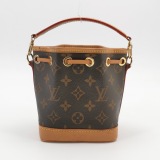 Louis Vuitton(LV) Noe NM Handbag Monogram Canvas Nano — thumbnail 1
