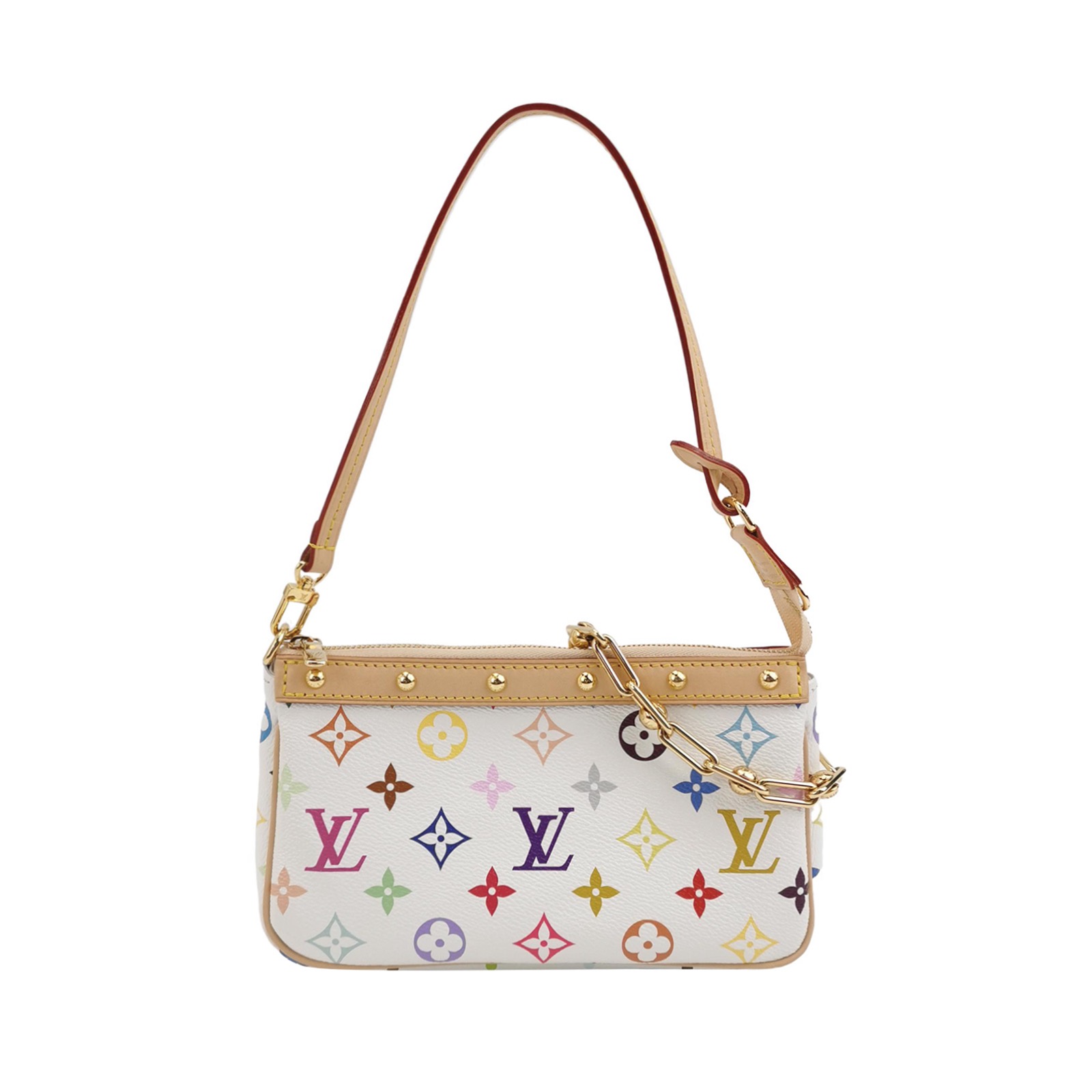 Louis Vuitton(LV) x Takashi Murakami Chain Pochette Accessoires NM Monogram Multicolor — photo 1 of 11