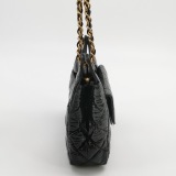 Chanel Gabrielle Matelassé Small Hobo Bag Shiny Black Shoulder Bag — thumbnail 3