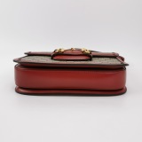 Gucci Horsebit 1955 Shoulder Bag GG Coated Canvas with Leather Small — thumbnail 6