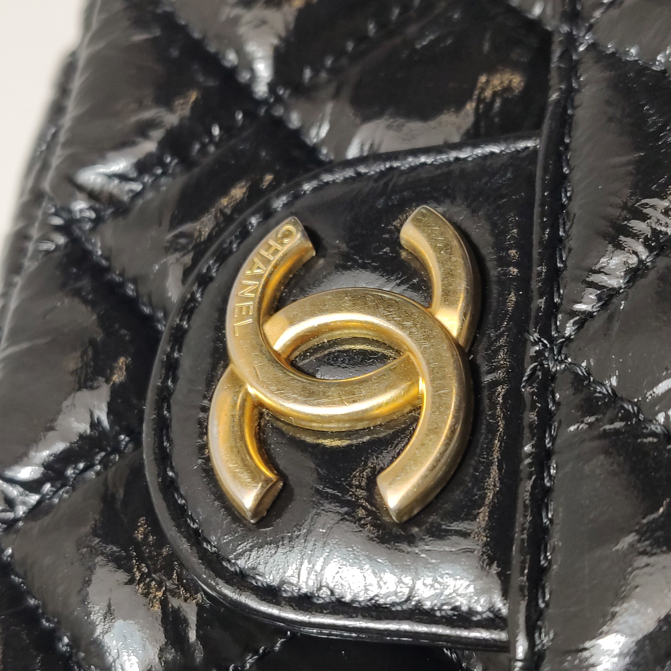 Chanel Gabrielle Matelassé Small Hobo Bag Shiny Black Shoulder Bag — photo 12 of 20
