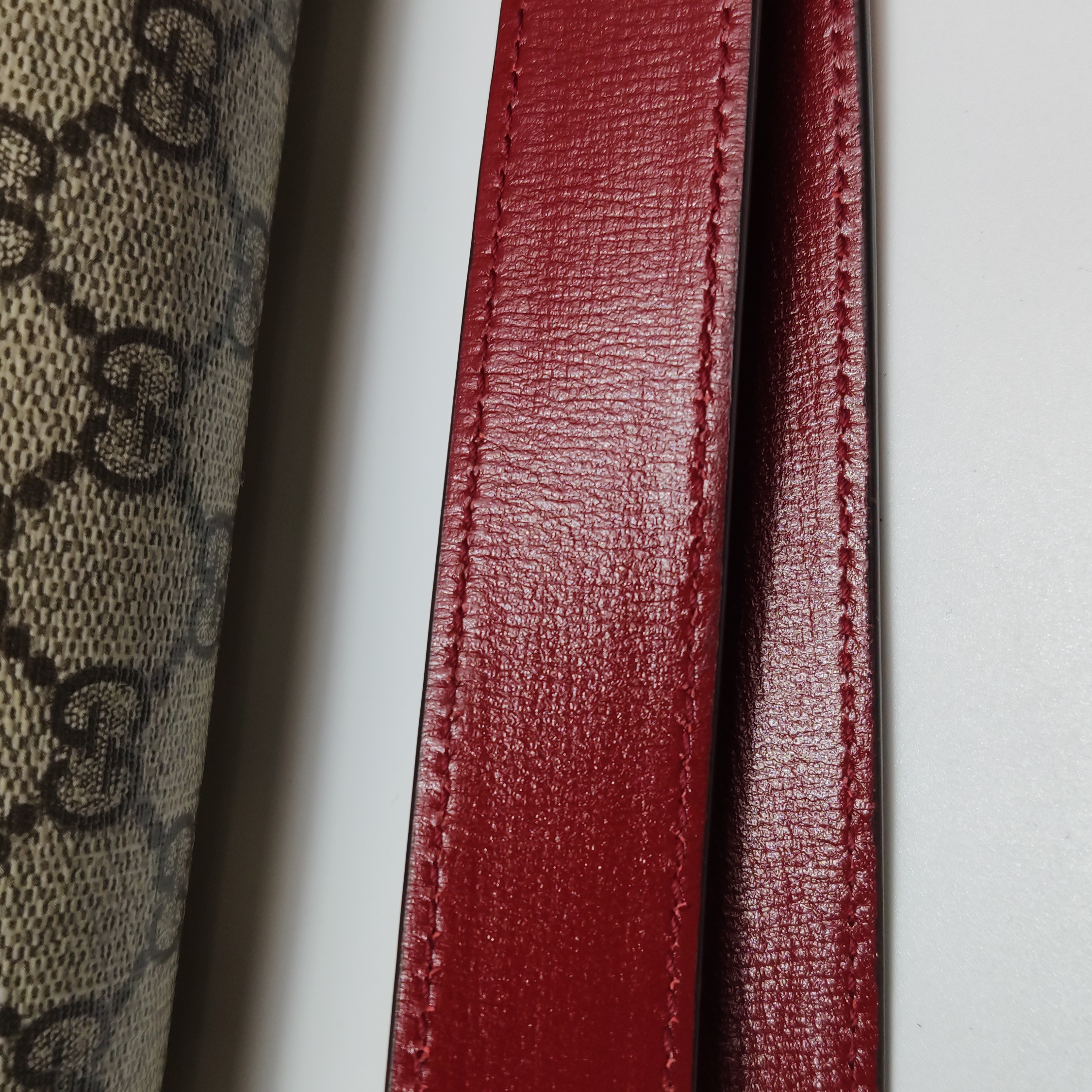 Gucci Horsebit 1955 Shoulder Bag GG Coated Canvas with Leather Small — photo 12 of 12