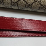 Gucci Horsebit 1955 Shoulder Bag GG Coated Canvas with Leather Small — thumbnail 12
