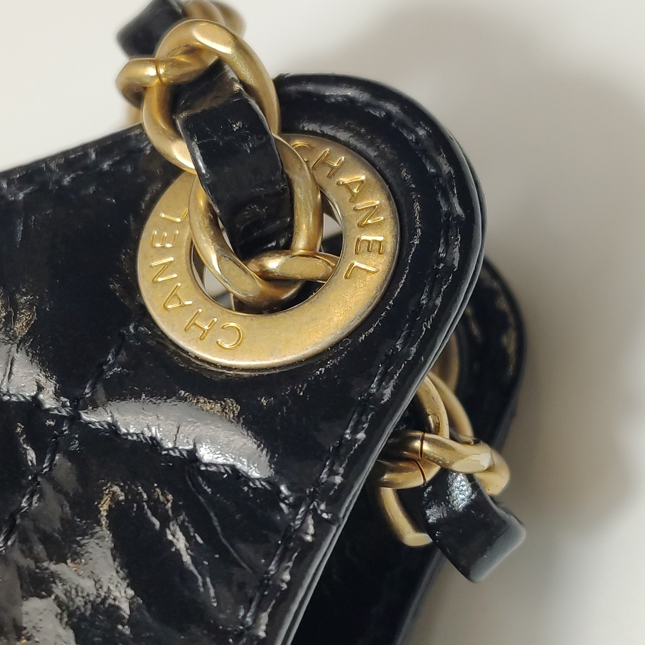 Chanel Gabrielle Matelassé Small Hobo Bag Shiny Black Shoulder Bag — photo 16 of 20