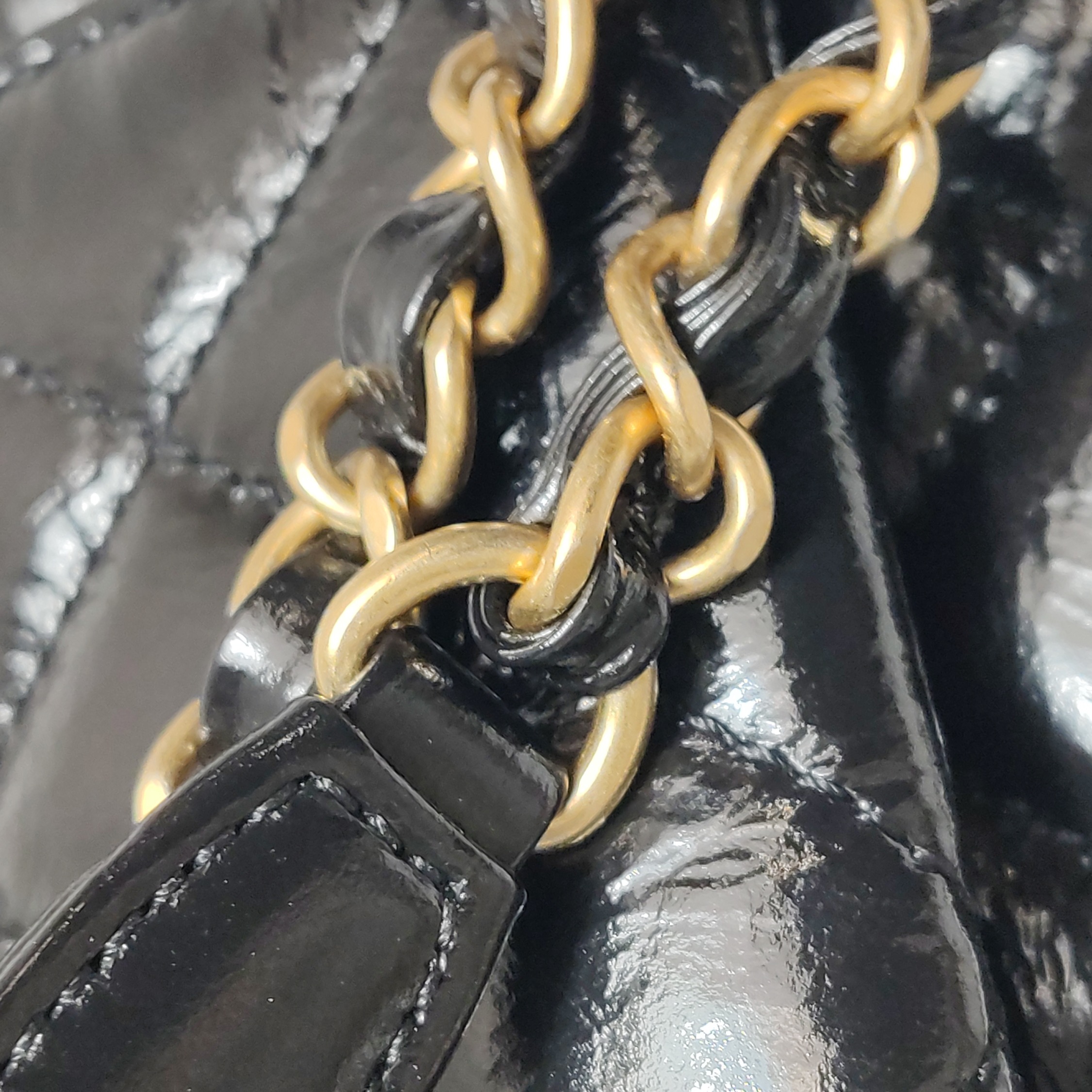 Chanel Gabrielle Matelassé Small Hobo Bag Shiny Black Shoulder Bag — photo 15 of 20