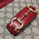 Gucci Horsebit 1955 Shoulder Bag GG Coated Canvas with Leather Small — thumbnail 11