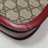 Gucci Horsebit 1955 Shoulder Bag GG Coated Canvas with Leather Small — thumbnail 8