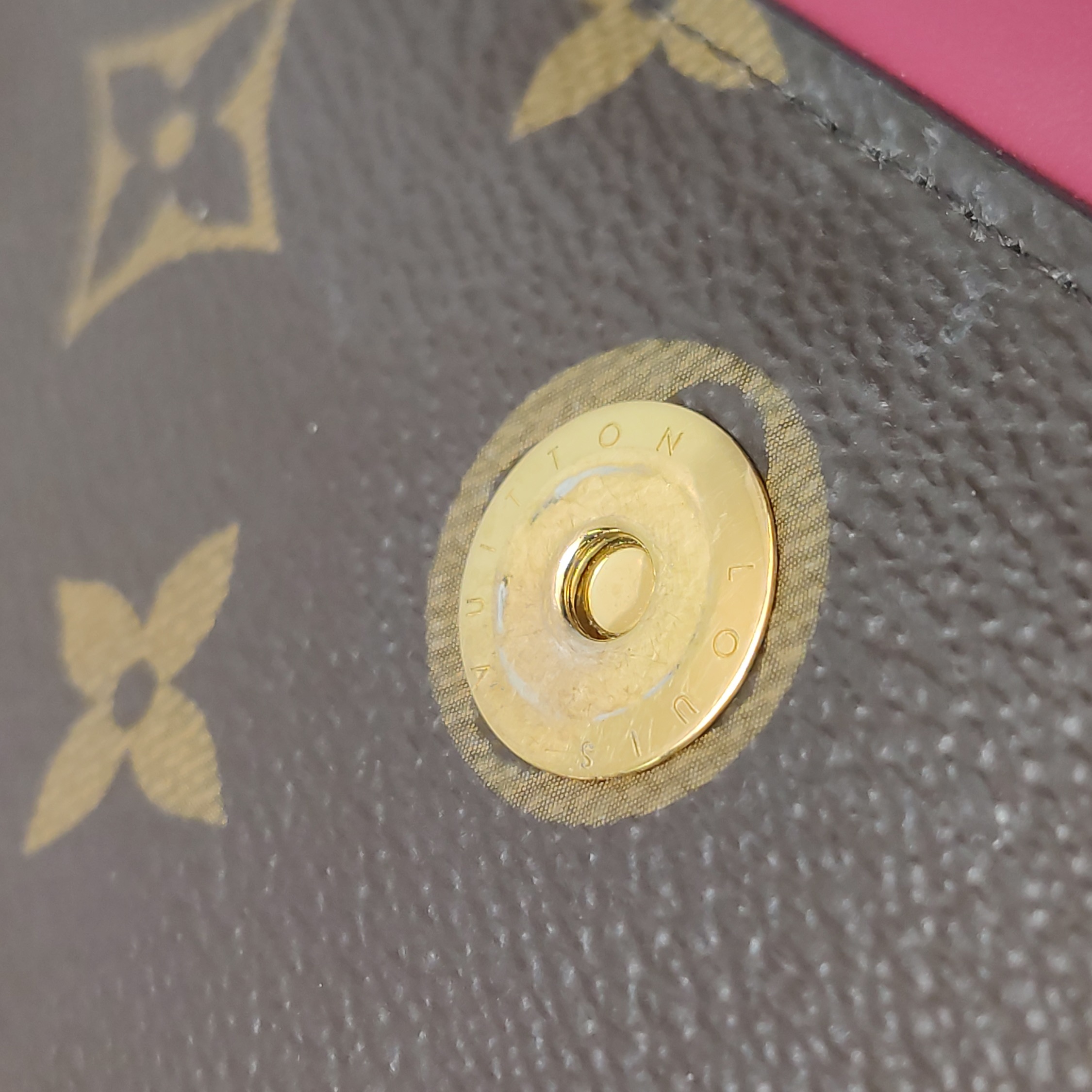 Louis Vuitton(LV) Monogram Portefeuille Floral Chain Shoulder Bag  — photo 10 of 14