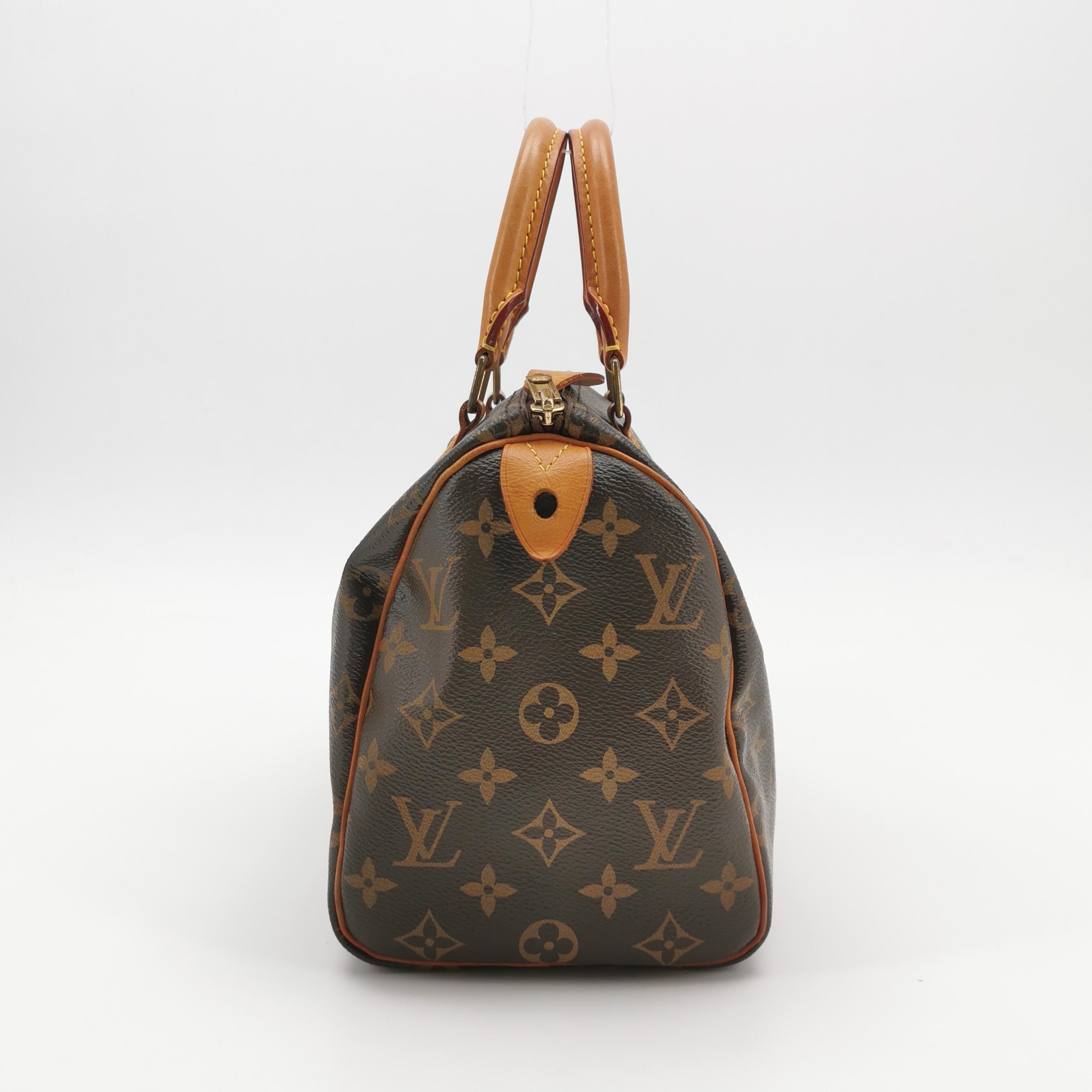 Louis Vuitton(LV) Speedy Handbag Monogram Canvas 25 — photo 3 of 15