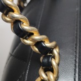 Chanel CC Bubble Top Handle Vanity Case with Chain Quilted Lambskin — thumbnail 10