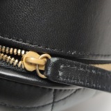 Chanel CC Bubble Top Handle Vanity Case with Chain Quilted Lambskin — thumbnail 17