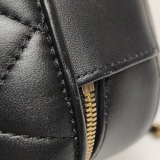 Chanel CC Bubble Top Handle Vanity Case with Chain Quilted Lambskin — thumbnail 15