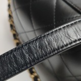 Chanel CC Bubble Top Handle Vanity Case with Chain Quilted Lambskin — thumbnail 11