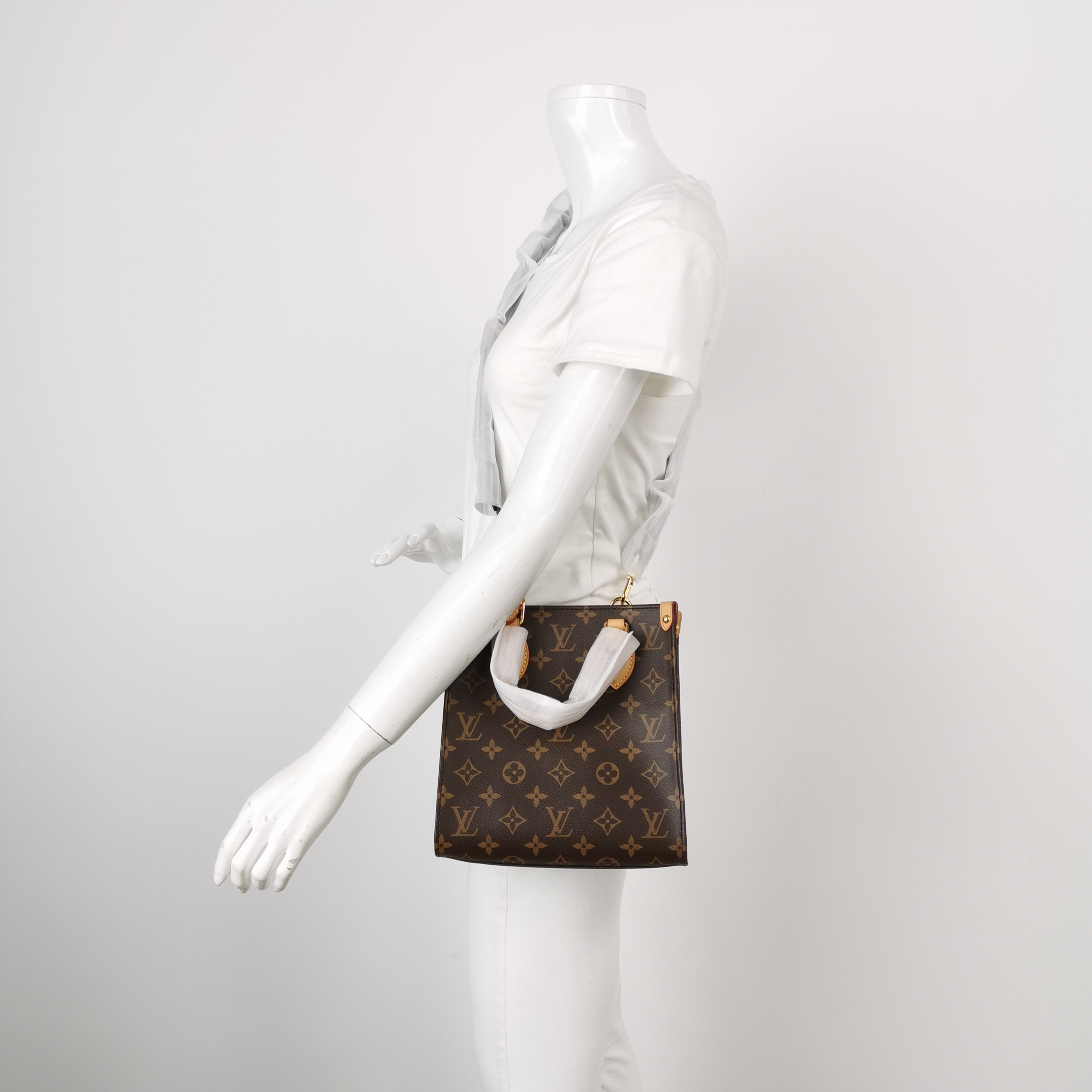 Louis Vuitton(LV) Sac Plat NM Bag Monogram Canvas BB — alternate view
