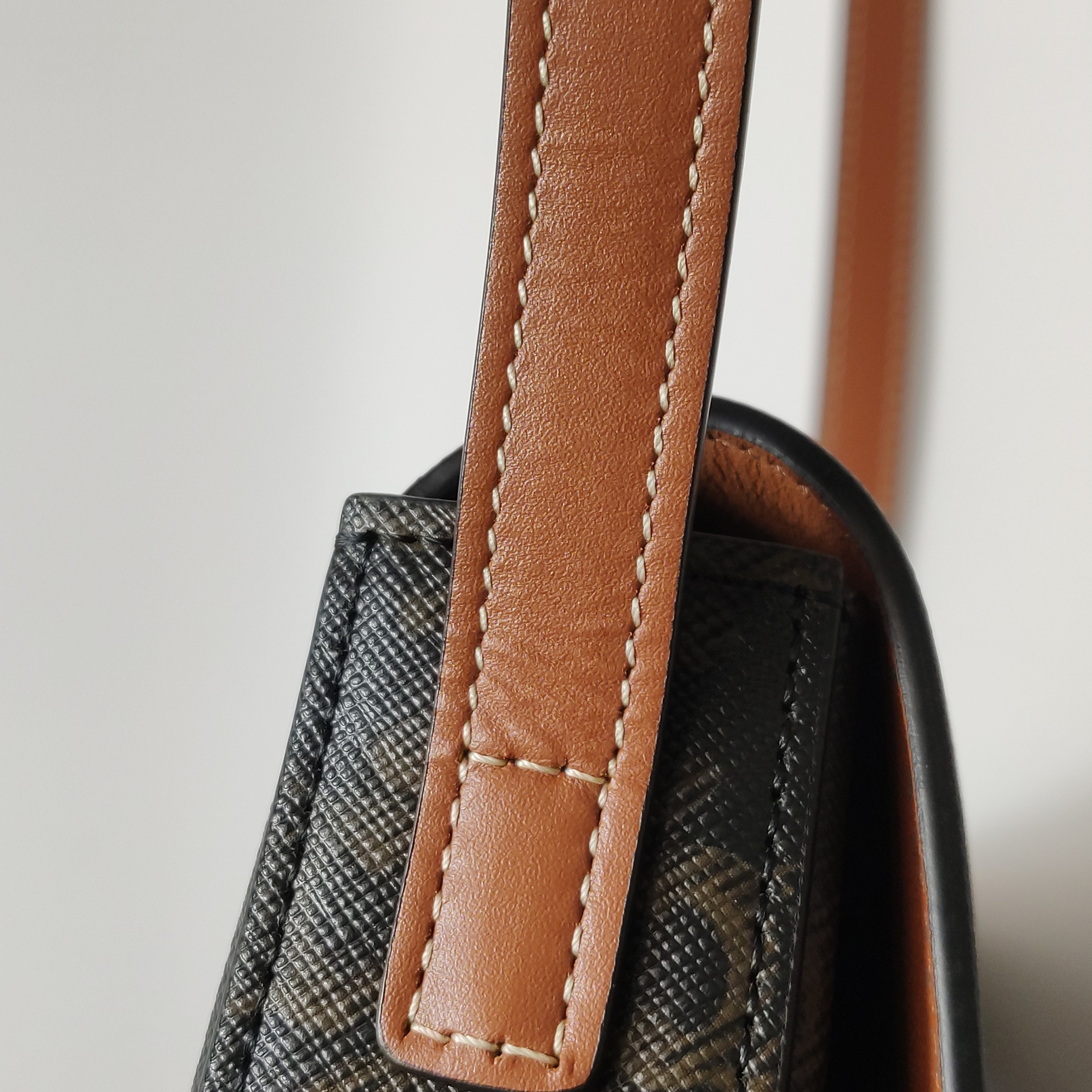 Celine Claude  East-West Shoulder Bag Triomphe Coated Canvas — photo 12 of 14