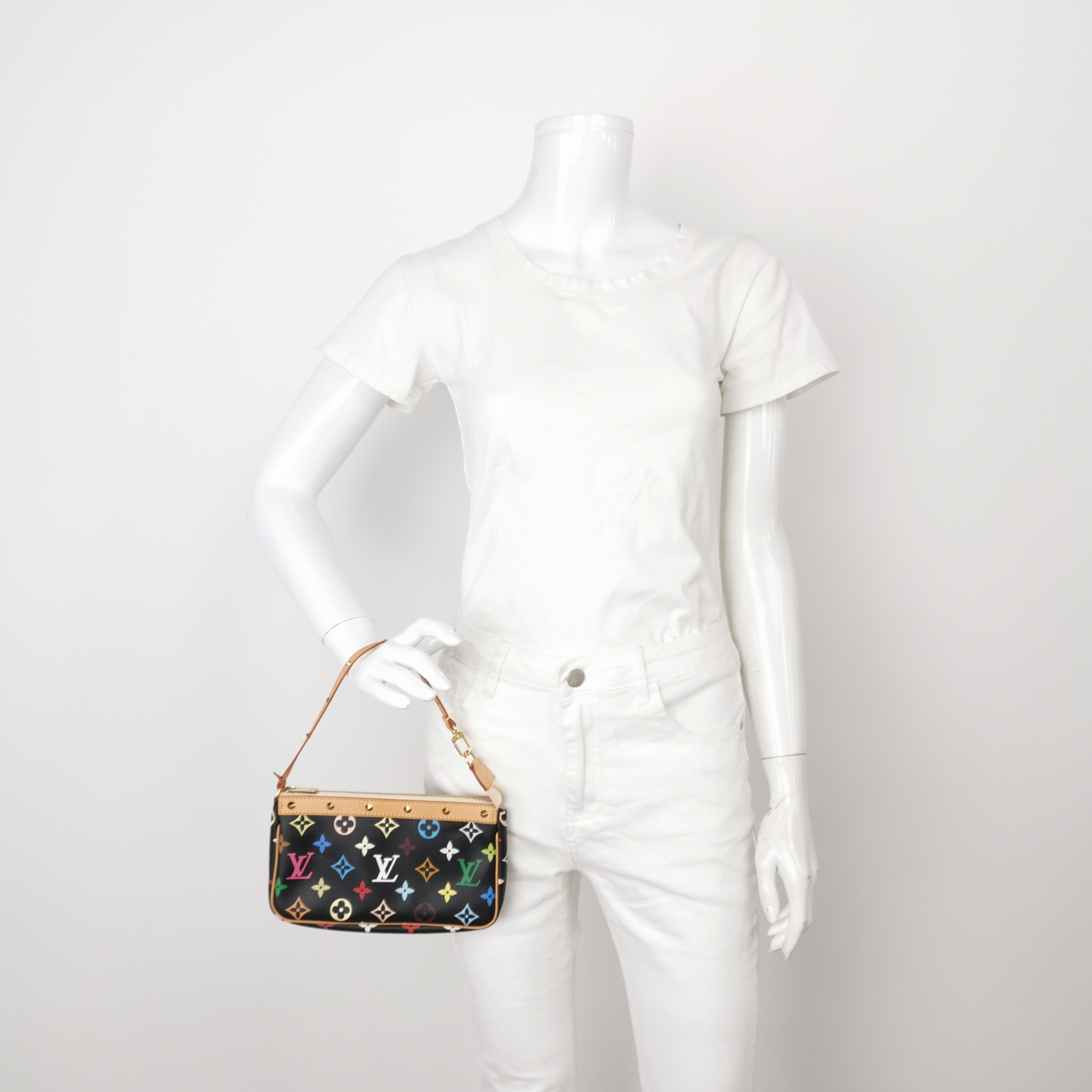 Louis Vuitton(LV) Pochette Accessoires Monogram Multicolor — alternate view
