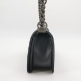 Chanel Boy Flap Bag Quilted Caviar Old Medium — thumbnail 4