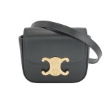 Celine Triomphe Shoulder Bag Smooth Calfskin Mini — thumbnail 1