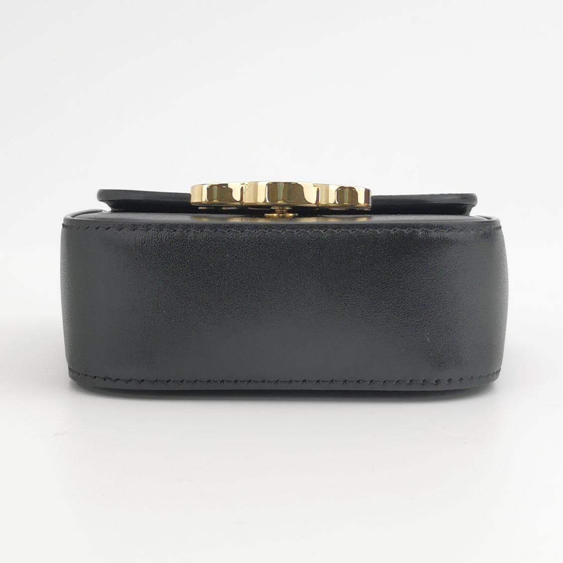 Celine Triomphe Shoulder Bag Smooth Calfskin Mini — photo 5 of 10