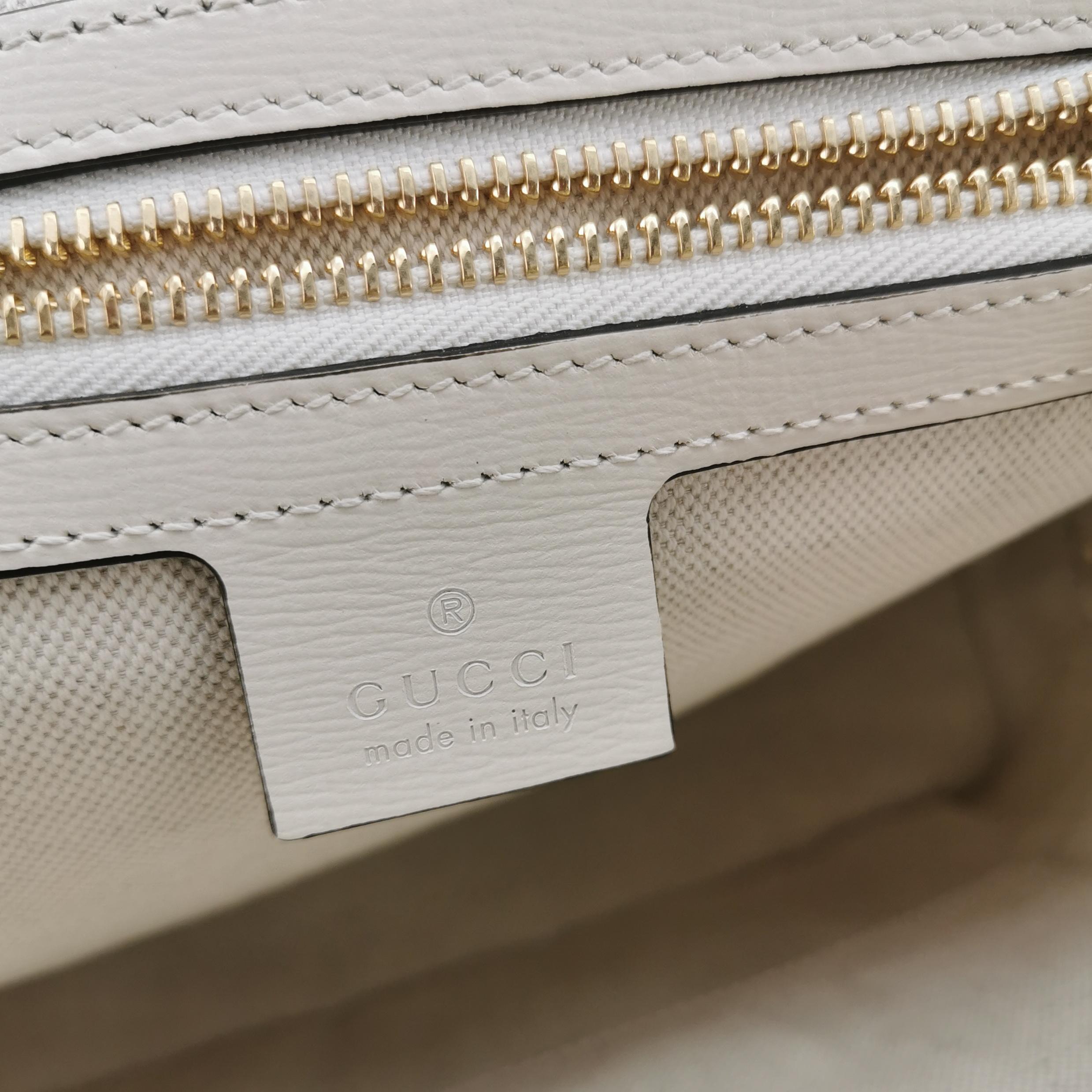Gucci Horsebit 1955 Top Handle Bag GG Coated Canvas with Leather Small — photo 11 of 23