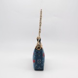 Louis Vuitton(LV) x Takashi Murakami Chain Pochette Accessoires NM Limited Edition Monogram Cerises Denim — thumbnail 5