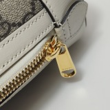 Gucci Horsebit 1955 Top Handle Bag GG Coated Canvas with Leather Small — thumbnail 14
