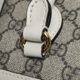 Gucci Horsebit 1955 Top Handle Bag GG Coated Canvas with Leather Small — thumbnail 15
