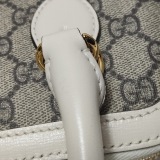 Gucci Horsebit 1955 Top Handle Bag GG Coated Canvas with Leather Small — thumbnail 16