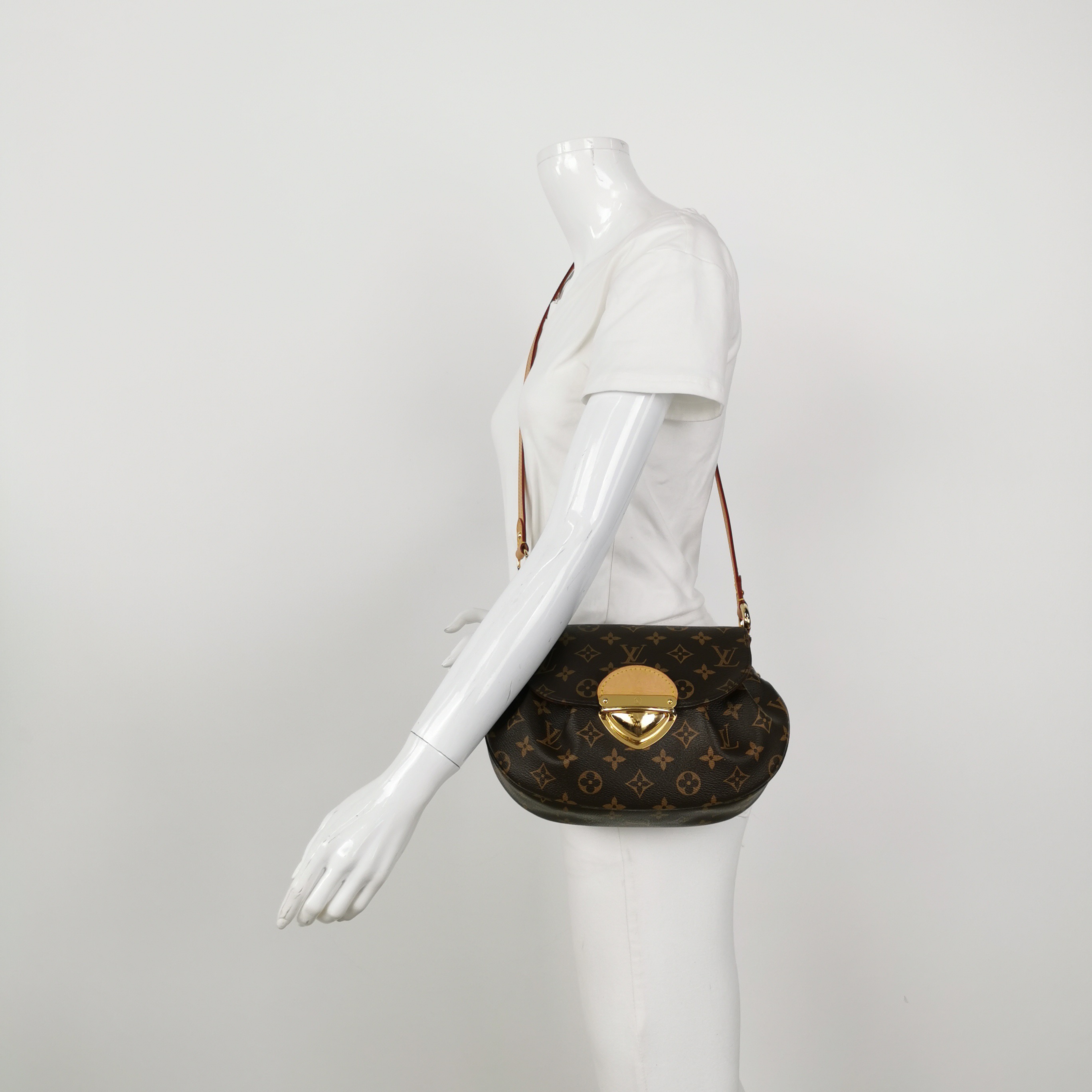 Louis Vuitton(LV) Sunset Brown Vegetable-Tanned Leather Monogram Print Crossbody/Shoulder Bag — alternate view