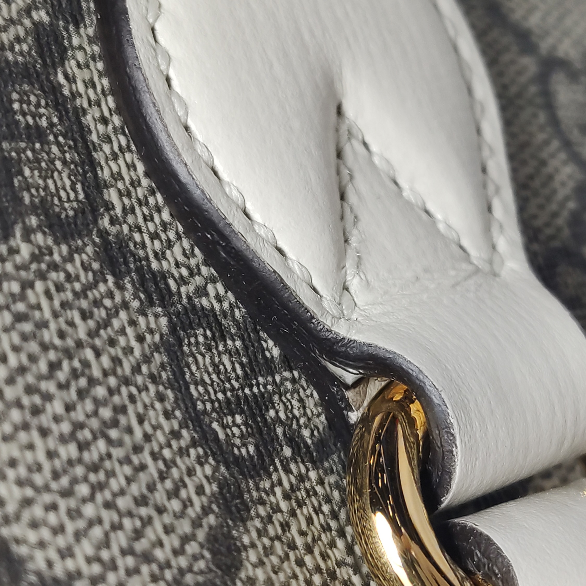 Gucci Horsebit 1955 Top Handle Bag GG Coated Canvas with Leather Small — photo 17 of 23