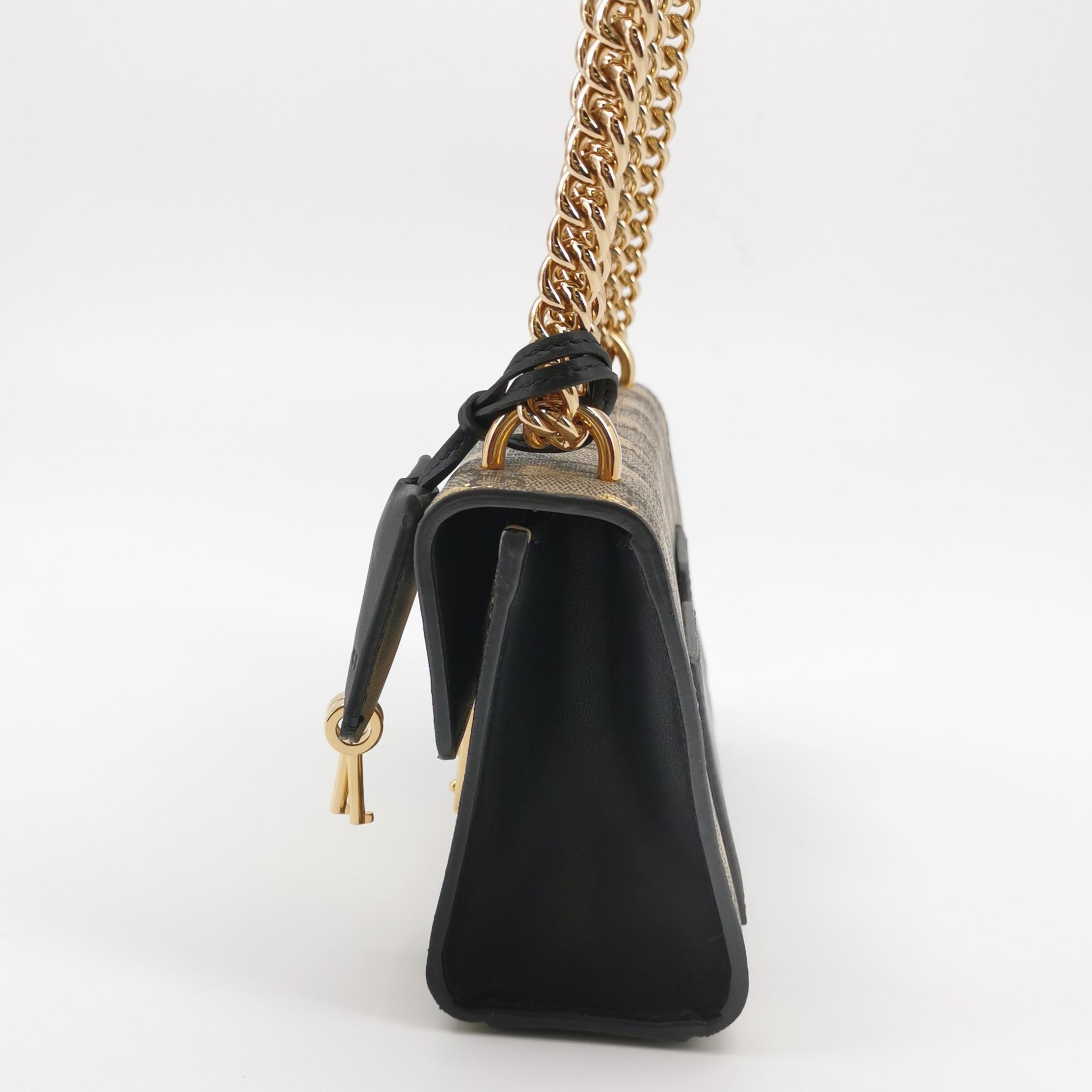 Gucci Padlock Shoulder Bag Printed GG Coated Canvas Small — photo 4 of 23