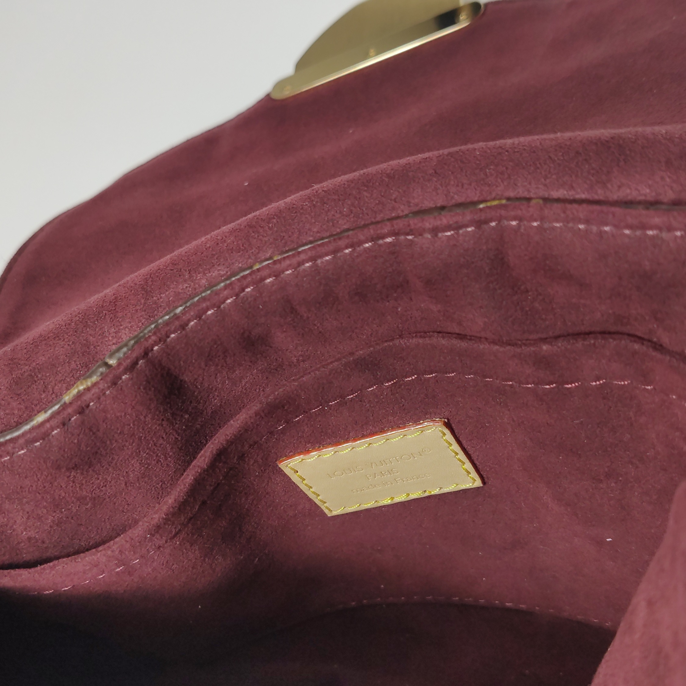Louis Vuitton(LV) Sunset Brown Vegetable-Tanned Leather Monogram Print Crossbody/Shoulder Bag — photo 8 of 15